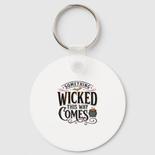 Vintage-Something-Wicked-Halloween-Shirt-Design_1 Schlüsselanhänger