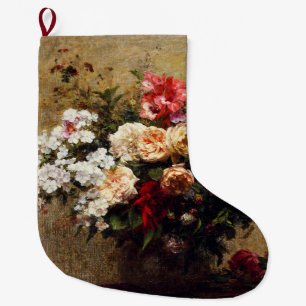 Vintage Sommer-Blume von Henri Fantin-Latour Großer Weihnachtsstrumpf
