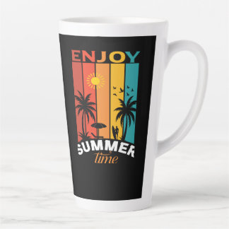 Vintage Sommer-Blumen-Tasse – Retro-Ästhetik-Kaffe Milchtasse
