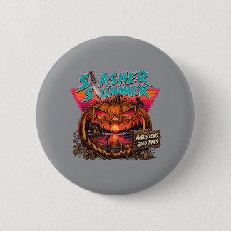 Vintage Sommer Halloween Slasher Sommer Süß Button