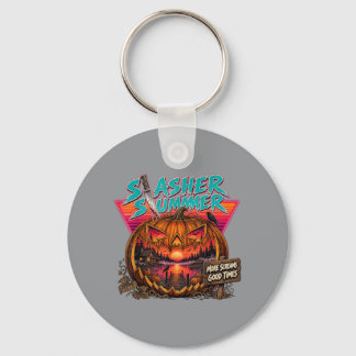 Vintage Sommer Halloween Slasher Sommer Süß Schlüsselanhänger