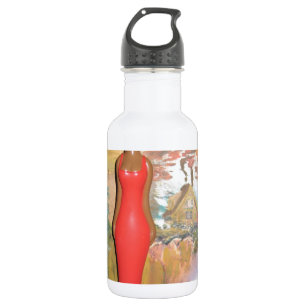 vintage Sommer Rot.png Edelstahlflasche