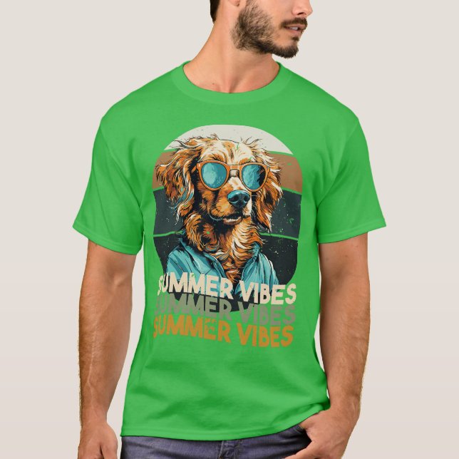 Vintage Sommer Stimmung T-Shirt (Vorderseite)