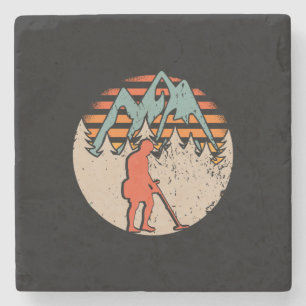 Vintage Sondeln-Metalldetektorin Steinuntersetzer