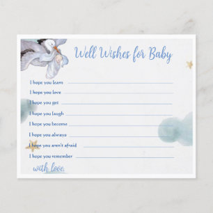 Vintage Sonderlieferungen Storchenwünsche für Baby