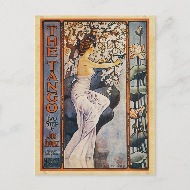 Vintage Song Sheets - The Tango Postkarte (Vorderseite)