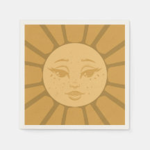 Vintage-Sonnen-Serviette