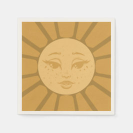 Vintage-Sonnen-Serviette Serviette