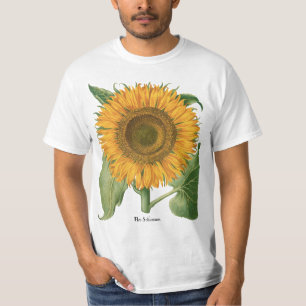 Vintage Sonnenblume Blume von Basilius Besler T-Shirt