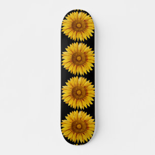 Vintage Sonnenblume Happy Blume Skateboard