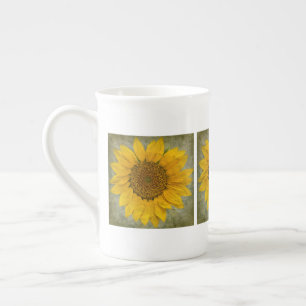 Vintage Sonnenblume Tasse