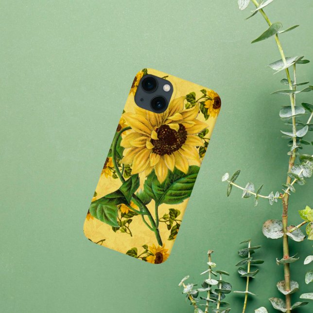 Vintage Sonnenblumen Case-Mate iPhone Hülle (Von Creator hochgeladen)