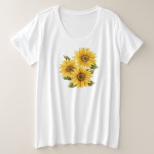 Vintage Sonnenblumen T-Shirt