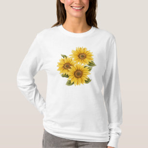 Vintage Sonnenblumen T-Shirt