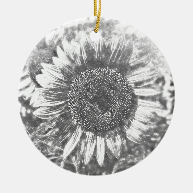 Vintage Sonnenblumenkunst #1 - Ornamente (Vorne)