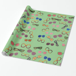 Vintage Sonnenbrille Art Geschenkpapier