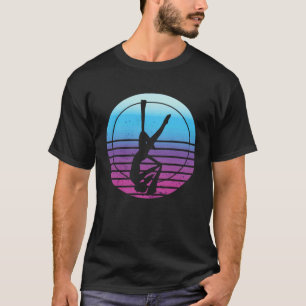 Vintage-Sonnenuntergang-Aerial-Zirkus-Lyra-Luftakr T-Shirt