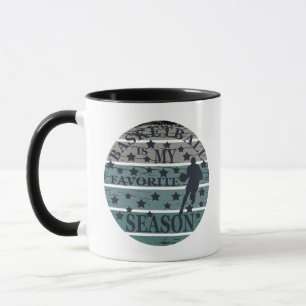 Vintage-Sonnenuntergang-Basketball ist meine Liebl Tasse