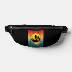 VINTAGE SONNENUNTERGANG CAMPING BAUCHTASCHE