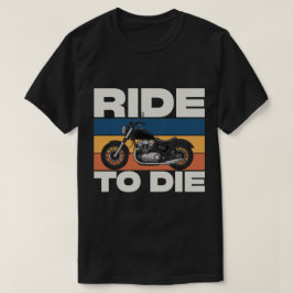 Vintage-Sonnenuntergang Custom Chopper Bike Ride T T-Shirt