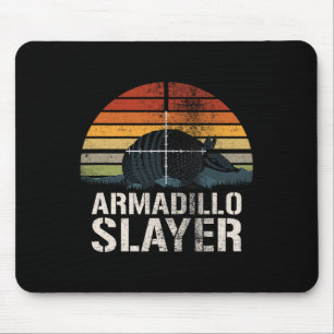 Vintage-Sonnenuntergang-Gürteltier-Töter-Gürteltie Mousepad