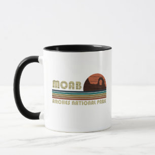 Vintage-Sonnenuntergang Moab Utah - Arches Nationa Tasse
