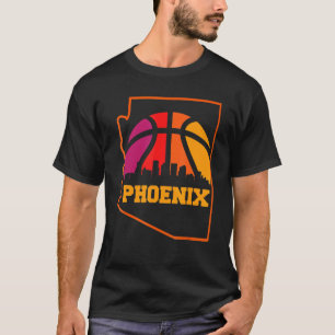 Vintage-Sonnenuntergang Phoenix Arizona Retro Klas T-Shirt