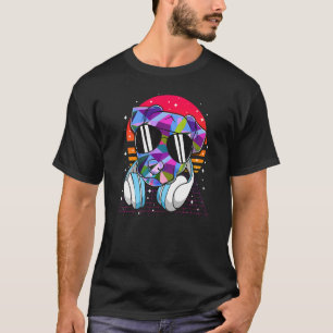 Vintage-Sonnenuntergang-Pitbull-Gemälde mit Sonnen T-Shirt