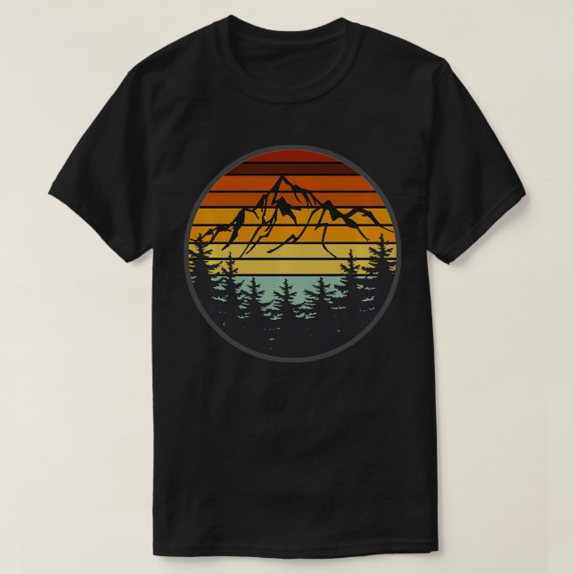 Vintage Sonnenuntergänge - Naturgeschenk Lover Mou T-Shirt (Design vorne)