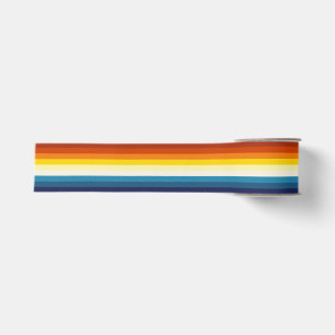 Vintage-Sonnenuntergangsstreifen Farbige Regenboge Ripsband