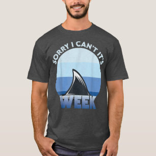 Vintage Sorry, ich kann nicht, es ist Woche, lusti T-Shirt