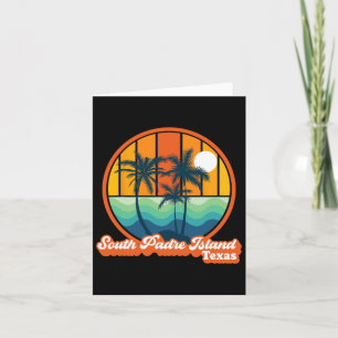 Vintage South Padre Island Texas Sommer 90er Jahre Karte