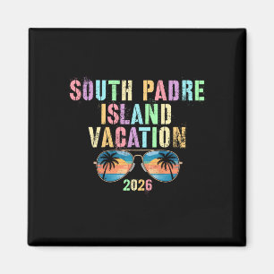 Vintage South Padre Island Urlaub 2026 Ferien Magnet