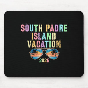 Vintage South Padre Island Urlaub 2026 Ferien Mousepad