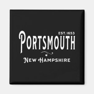 Vintage-Souvenir Nh Besuchen Rtsmouth New Hampshir Magnet