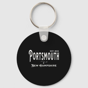 Vintage-Souvenir Nh Besuchen Rtsmouth New Hampshir Schlüsselanhänger