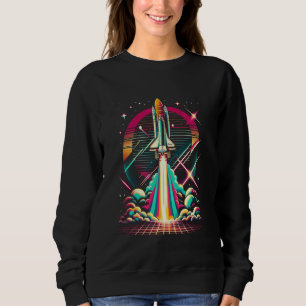Vintage Space Shuttle Start Kennedy Space Center Sweatshirt