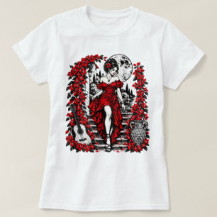 Vintage Spanisches Flamenco-Tänzer-Shirt, Romantis T-Shirt