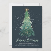 Vintage Sparkling Christmas Tree Company Geschäft