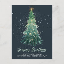 Vintage Sparkling Christmas Tree Company Geschäft