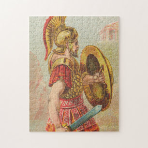 Vintage Spartan Illustration (1887) Puzzle