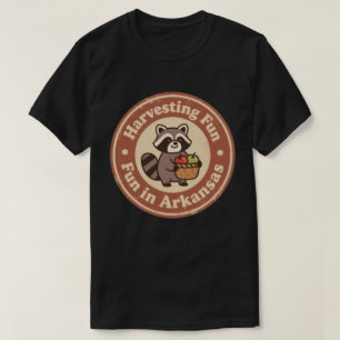 Vintage-Spaß bei der Waschbärernte in Arkansas T-Shirt