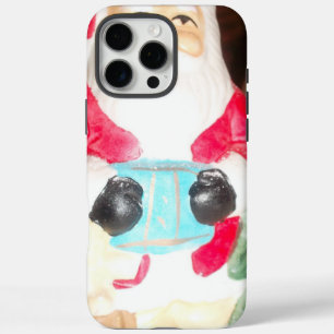 Vintage Spaß Santa mit Schnee   Nostalgischer Feie iPhone 16 Pro Max Hülle