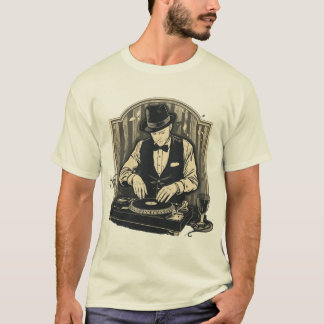 Vintage-Speakeasy-DJ-T-Shirt T-Shirt