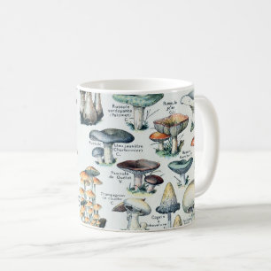 Vintage-Speisepilzkarte Kaffeetasse