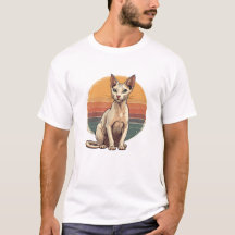 Vintage Sphynx-Katzenmutter Retro-Kunst