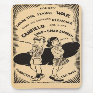 Vintage Spiele Mousepad