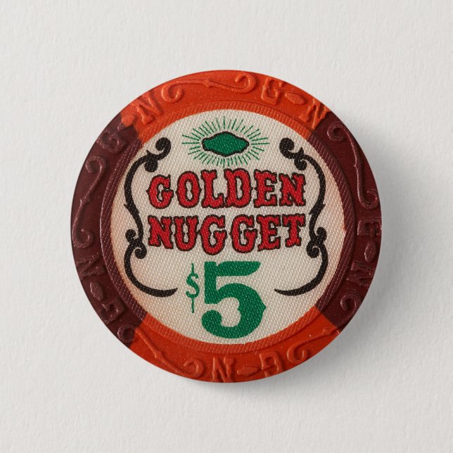 Vintage spielende Las- Button (Vorderseite)