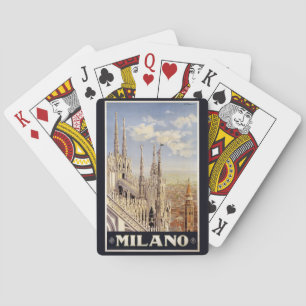 Vintage Spielkarten Mailands Mailand Italien