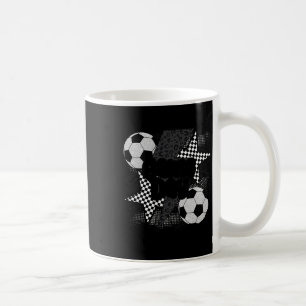 Vintage-Spieltag-Fußball-Blitz-Funny-Team Kaffeetasse